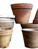 alte Blumentöpfe, Keramik in 01099