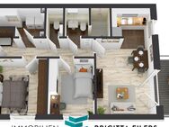 NEUBAU: Moderne 3-Zimmer-Wohnung mit Gäste-WC, Duschbad & Süd-Balkon - Achim