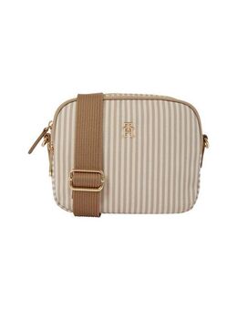 Tommy Hilfiger Kameratasche POPPY SUMMER CAMERA BAG, Damen Umhängetasche, Schultertasche, Minibag mit Streifen