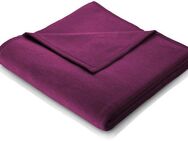 Wohndecke Cotton Home, Biederlack, im Uni Design, Kuscheldecke