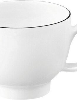 Seltmann Weiden Espressotasse Lido Black Line, Porzellan, Espressoobertasse 0,09 l