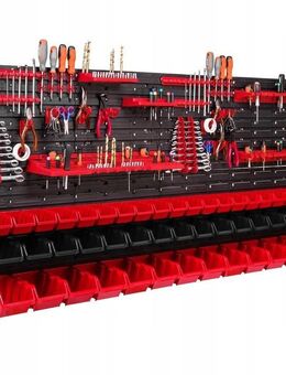 Werkstatt Garage Werkstattregal Werkzeugwand Werkzeugtafel 156x78 cm Wand Set234 - Wuppertal