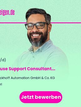 Inhouse Support Consultant (m/w/d) - Verl