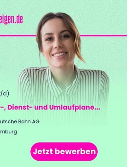 Fahr-, Dienst- und Umlaufplaner:in - Hamburg
