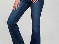 H.I.S Bootcut-Jeans High-Waist hohe Taille, Bootcut, mit Used-Effekten, auch in Langgrößen