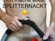 DREIBEIN 😉 putzt nackt ! NACKTPUTZER , Haushaltshilfe männlich und SPLITTERNACKT ! - Regensburg