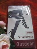 NEU noch ORIGINAL verpackt * Mikrofaser * Feinstrumpfhose * Fein Strumpfhose * Nylon * Strümpfe * Legs * 80 DEN "MANOU" Gr. 36- 38/ S * marine- dark- dunkel- nacht- blau * Navy * in 88499