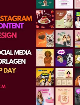 Social Media Content Design | Social Media Managerin | Social Media Post erstellen | Virtuelle Assistenz | Social Media Vorlagen | Individuelles Branding | Social Media Support | Templates | Content auslagern - Hannover