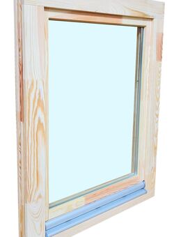 Holzfenster 80x100 cm , Europrofil Kiefer,neu auf Lager - Essen