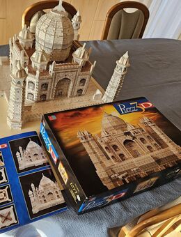 i03) 3D Puzzle - Puzz 3D - Taj Mahal - 1077 Teile - MB Spiel 15516 128 - Garbsen