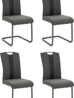 HELA Freischwinger Amber (Set, 4 St), 2 oder 4 Stück, Bezug aus Webstoff