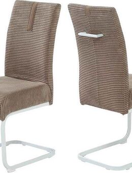 Jockenhöfer Gruppe Freischwinger Kenny (Set, 2 St), mit Taschenfederkern, Bezugsstoff Cord