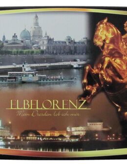 Elbflorenz - Mein Dresden leb ich mir - Blechpostkarte mit Umschlag - Doberschütz
