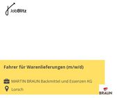 Fahrer für Warenlieferungen (m/w/d) - Lorsch (Karolingerstadt)