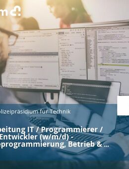 Sachbearbeitung IT / Programmierer / Software-Entwickler (w/m/d) - Endgeräteprogrammierung, Betrieb & Pflege von Endgeräten im TETRA-Digitalfunknetz - Wiesbaden