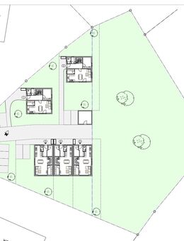 Baugrundstück mit Konzeptstudie für Einfamilien- & Reihenhäuser - Herrischried