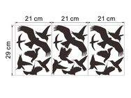 Wandtattoo Fensterschutz Vogelschutz Fensterbild 21 Vögel - Friedrichsdorf