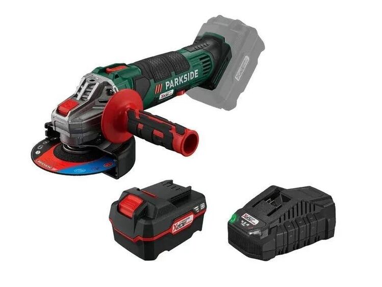 PARKSIDE® 20 V Akku-Winkelschleifer »PWSA 20-Li C3«, mit Akku und Ladegerät - Wuppertal