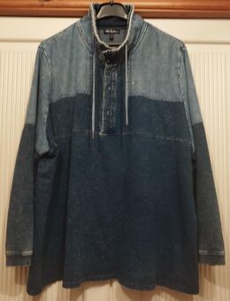 Sweatshirt "Ulla Popken" Blue Denim Langarm Gr. 54/56 - Kerken