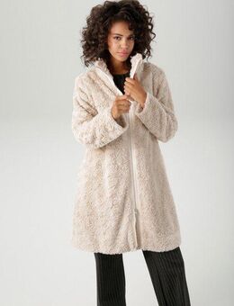 Aniston CASUAL Kurzmantel aus superweichem, flauschigen Fellimitat - NEUE KOLLEKTION