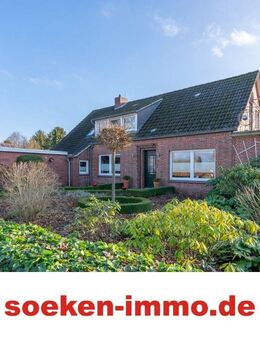 Wohnen mit Weitblick: Modernisiertes Haus mit Wintergarten und Traumgrundstück in Großefehn *TU2507* - Großefehn