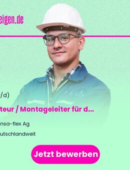 Monteur / Montageleiter (m/w/d) für den Industrieservice - München Altstadt