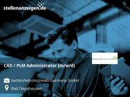 CAD / PLM Administrator (m/w/d) - Bad Oeynhausen