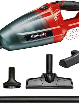 Einhell Akku-Handstaubsauger TE-VC 18 Li-Solo Power X-Change (Lithium-Ionen, 540 ml-Staubfangbehälter, inkl. 3 Düsen, Verlängerung, Wandhalterung, ohne Akku und Ladegerät) - Wuppertal