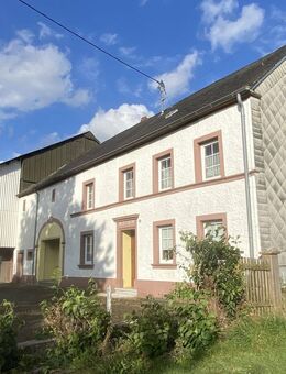 Eifeler Bauernhaus mit möglicher zusätzlicher Landpacht! - Pickließem