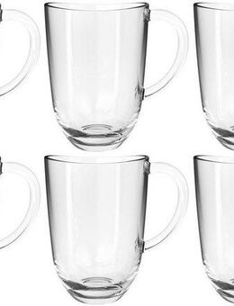 LEONARDO Latte-Macchiato-Tasse NAPOLI, Glas, 380 ml, 6-teilig