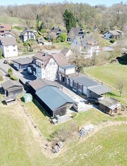 Viel Platz, viele Möglichkeiten: Großes Wohn- & Gewerbeensemble in Marienheide auf XXL-Grundstück - Marienheide