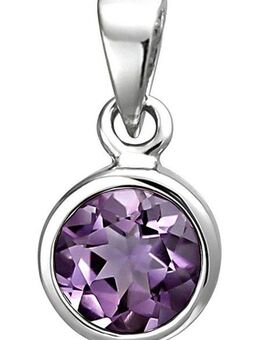 JOBO Kettenanhänger Anhänger mit Amethyst, 925 Silber