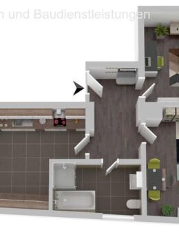 Top 2 Zimmer Wohnung mit Balkon im Herzen von Weiden ** Top ** - Weiden (Oberpfalz)