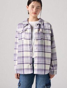 Levi's® Kids Hemdjacke LVG OVERSIZED PLAID SHACKET for Girls, Fleece