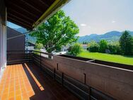Sanierte 2-Zimmer-Wohnung mit Bergblick - praktisch gelegen in Brannenburg - Brannenburg