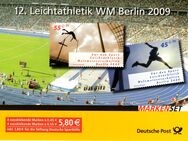 BRD: MH MiNr. 80 (MiNr. 2727, 2729), 02.07.2009, "Sporthilfe: Leichtathletik-WM, Berlin", postfrisch - Brandenburg (Havel)