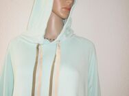 NEU * Stylisch * Kapuzen * Hoodie * Sweat- Shirt * Sweater "CARTOON" Gr. 44- 46/ L- XL * lind- mint- grün * grau * - Riedlingen