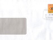 City Brief Bote: MiNr. 15, 02.01.2007, "CBB-Logo", Wert zu 0,52 EUR, Ganzstück (Umschlag), echt gelaufen Shop Bernau bei Berlin (Vorwahl 03338) - Brandenburg (Havel)