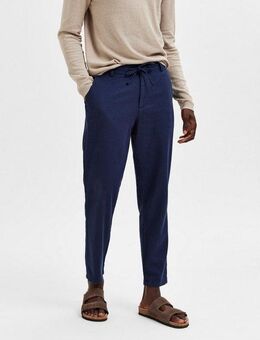 Selected Chinohose SLH172-SLIMTAPE BRODY LINEN PANT NOOS mit Leinen