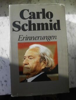 Carlo Schmid: Erinnerungen. Buch SPD Politik Godesberger Programm Grundgesetz Zeitgeschichte Chronik 3,- - Flensburg