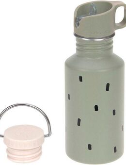 LÄSSIG Trinkflasche Happy Prints, Light Olive