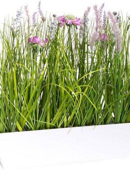Kunstblume Wiesenblumen im Kunststofftopf Gras, Botanic-Haus, Höhe 42 cm