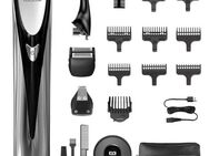 Wahl Multifunktionstrimmer Elite Groom, 20-teiliges Akku-Körperpflegeset, T-Klinge, Lithium-Ionen Technologie, Ladestation, USB-Ladung