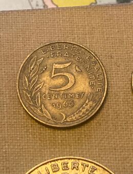 Münze Münzen Umlaufmünze Frankreich 5 Centimes 1966 - Alzey