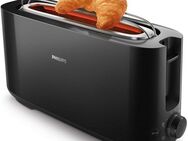 Philips Toaster HD2590/90, 1 langer Schlitz, für 2 Scheiben, 950 W, mit Aufwärm- und Auftaufunktion