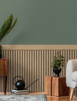 living walls Vliestapete Wallpanel Tapete Wandpaneele Mustertapete Holzpaneele Natur, strukturiert, matt, (1 St), Vliestapete Holz-Optik für Schlafzimmer Küche Wohnzimmer Wandpaneele