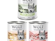 Wolf of Wilderness Adult - Mixpaket - 6 x 800 g: 2x Geflügel mit Huhn, 2x Geflügel mit Lamm, 2x Geflügel mit Rind