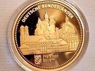 Medaille MDM - MÜNZE - Freistaat Bayern - vergoldet - Vechelde