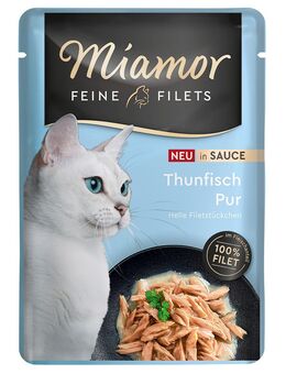 Miamor Feine Filets in Soße 6 x 100 g - Thunfisch Pur