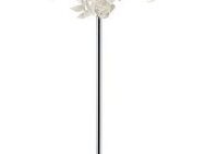 Reality Leuchten Stehlampe Leavy, ohne Leuchtmittel, warmweiß - kaltweiß, Stehleuchte Blatt Design, Fußschalter, exkl 3xE14 max 28W
